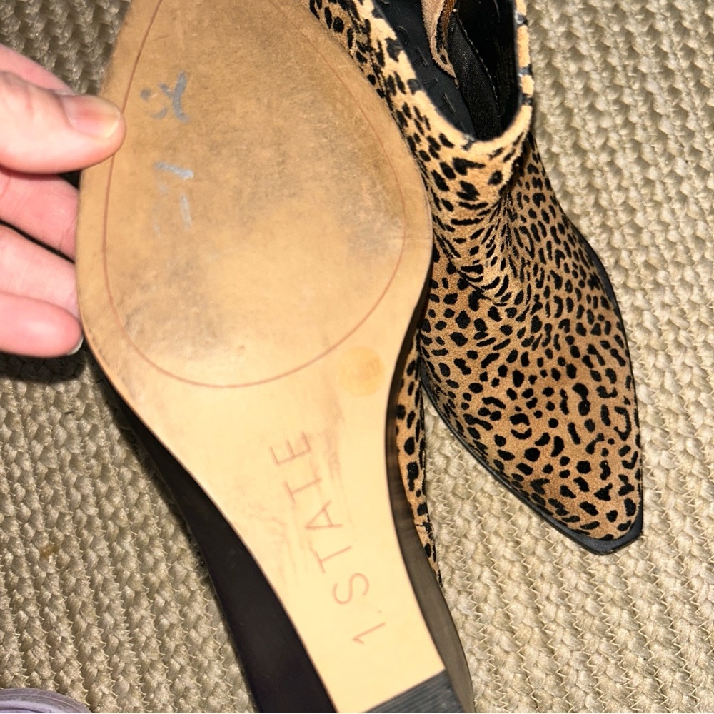 Leopard Print Ankle Booties - Picture 3 of 3